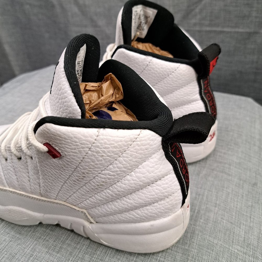 %Nike Air Jordan Retro 12 “Twist” Metallic Red Preschool Size 2.5Y AJ27 - Picture 5 of 12